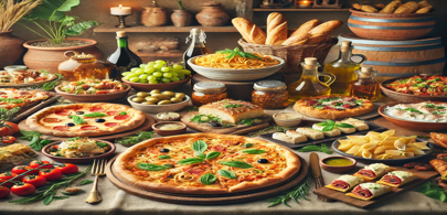 Italiensk buffé bild