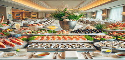 Skaldjur buffé bild